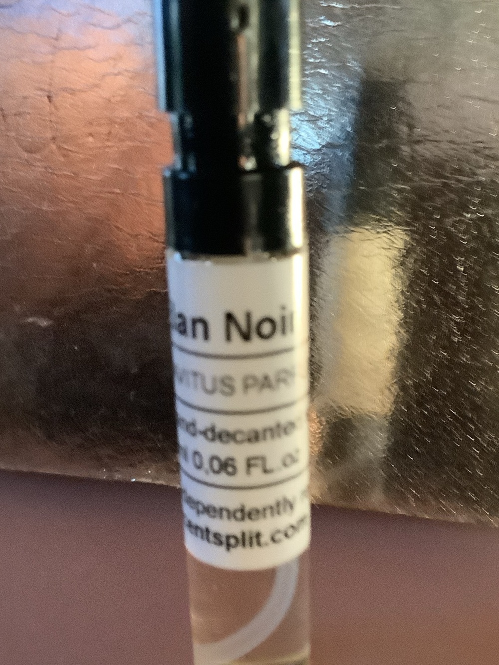 Perfume sample  extract Elan Noir intense